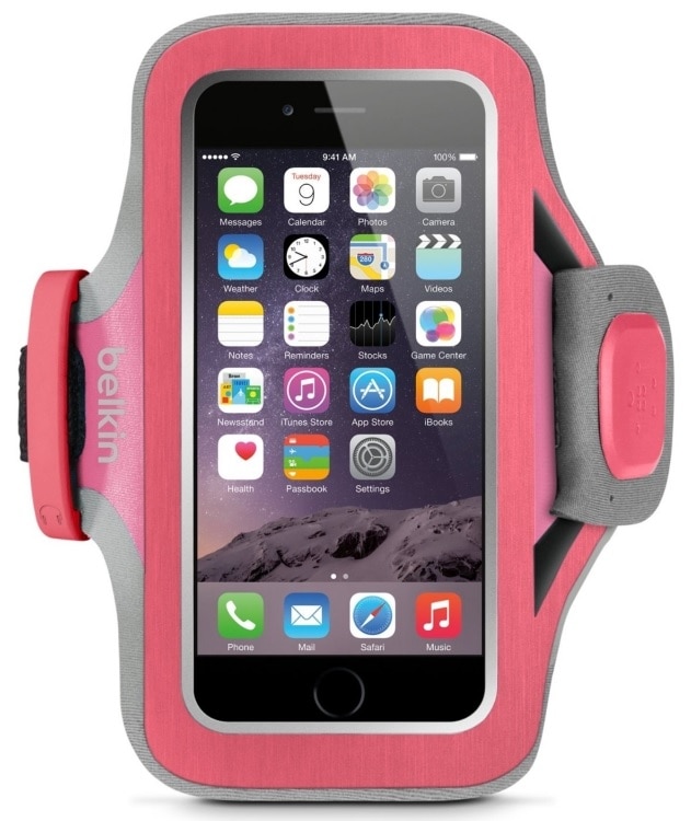 Belkin Slim-fit Plus Armband (F8W499BTC01) - спортивный чехол для iPhone 6 (Pink)