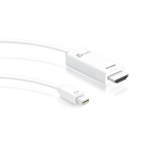 Кабель j5create Mini DisplayPort на 4K HDMI.