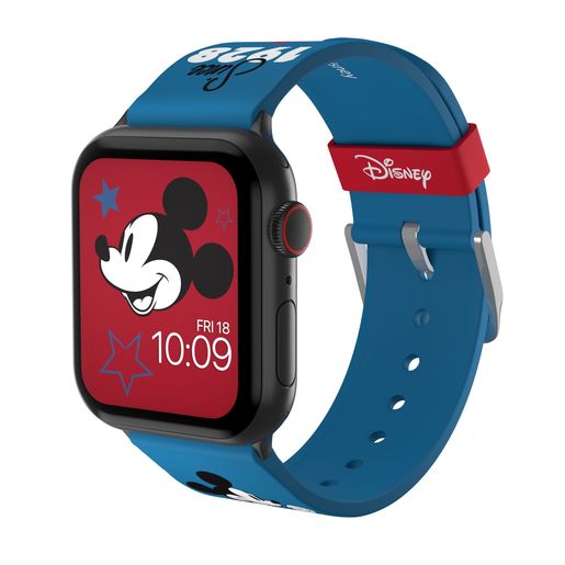 Ремешок MobyFox Mickey Mouse - Classic Star, синий (для Apple Watch, все размеры)