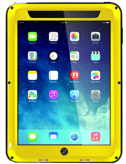 Love Mei Powerful - ударопрочный чехол для iPad Air (Yellow)