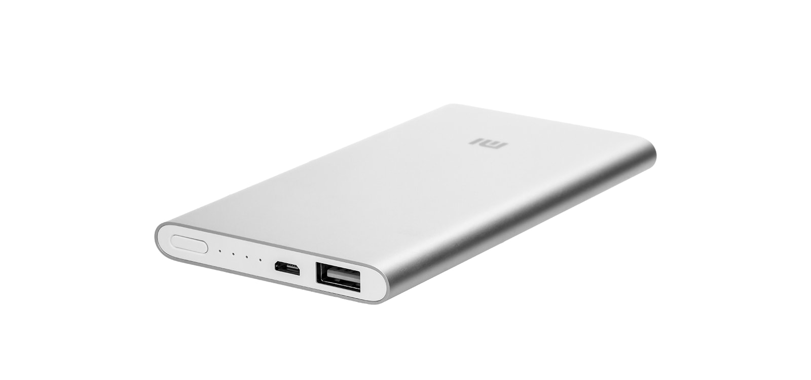 Внешний аккумулятор Power Bank Xiaomi Mi 2 Slim 5000 mAh (PLM10ZM) Silver