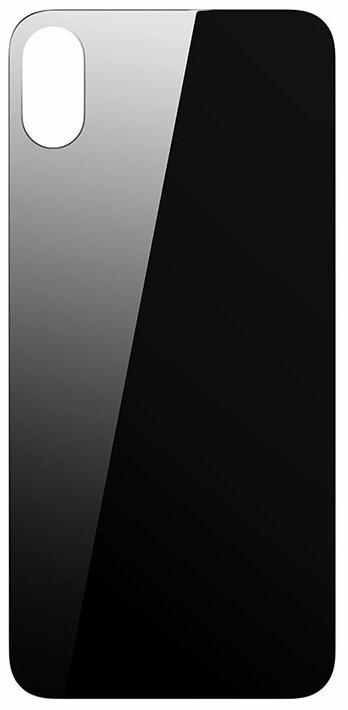 Защитное стекло Baseus Silk-screen Glass 0.3mm (SGAPIPHX-BM01) для задней панели Apple iPhone X (Black)