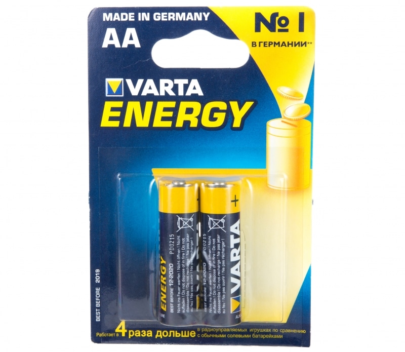 Батарейка VARTA ENERGY AA упаковка 2 шт.