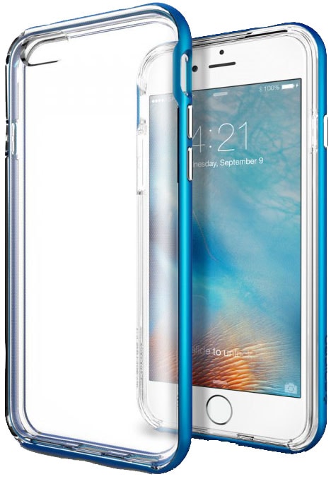 Spigen Neo Hybrid EX (SGP11625) - бампер для iPhone 6/6S (Electric Blue)