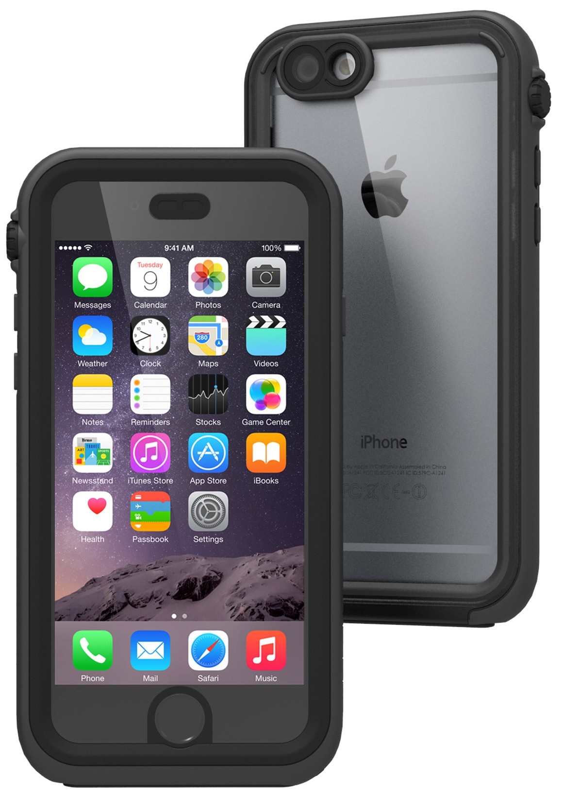 Catalyst Waterproof (CATIPHO6BLK) - водонепроницаемый чехол для iPhone 6 и iPhone 6S (Black/Space Gray)