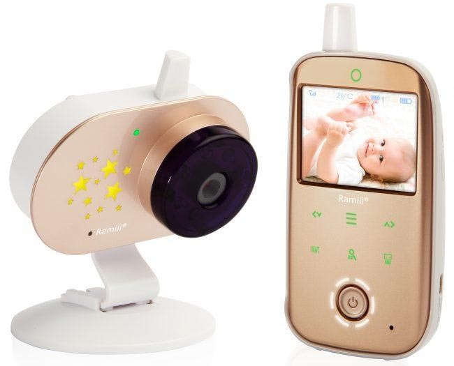 Ramili Baby (RV1200SP2) - видеоняня с расширенным монитором дыхания (Gold)