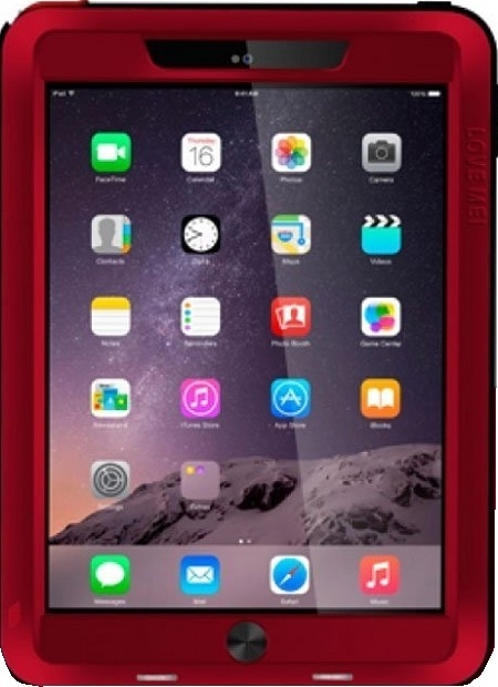 Love Mei Powerful - ударопрочный чехол для Apple iPad 2/3/4 (Red)