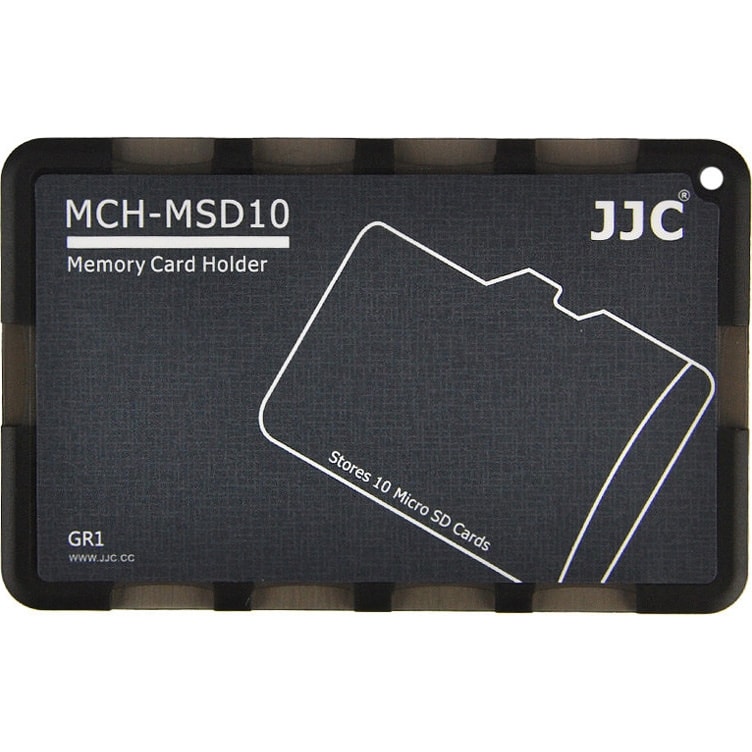 Кейс для карт памяти JJC MCH-MSD10GR, microSD (10 шт)