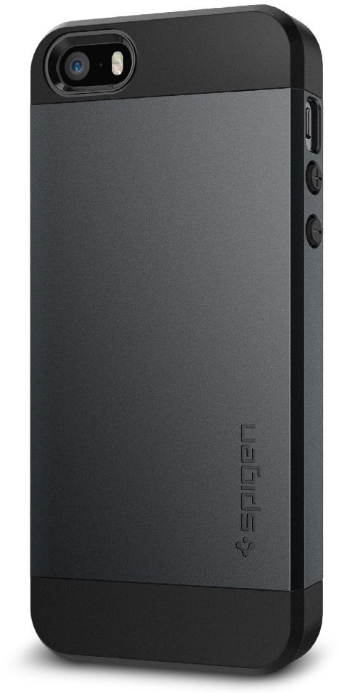 Spigen Slim Armor (041CS20174) - чехол для iPhone 5/5S/SE (Metal Slate)