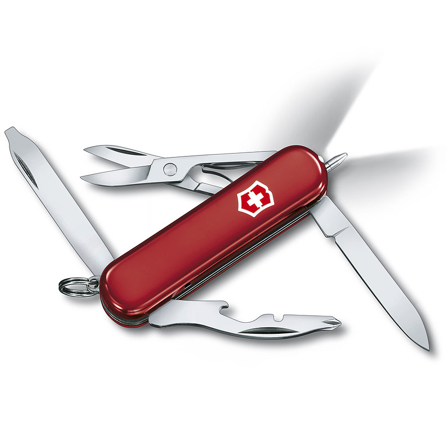Многофункциональный нож-брелок Victorinox Classic Midnite Manager 0.6366 (Red)