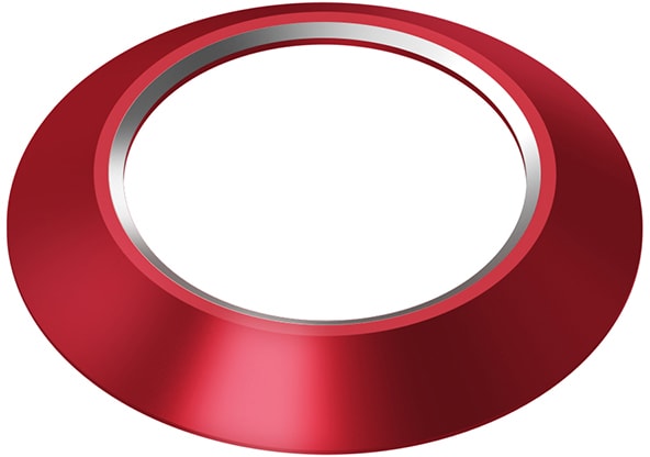Baseus Metal Camera Ring (ACAPIPH7-RI09) - ободок на камеру для iPhone 7 (Red)