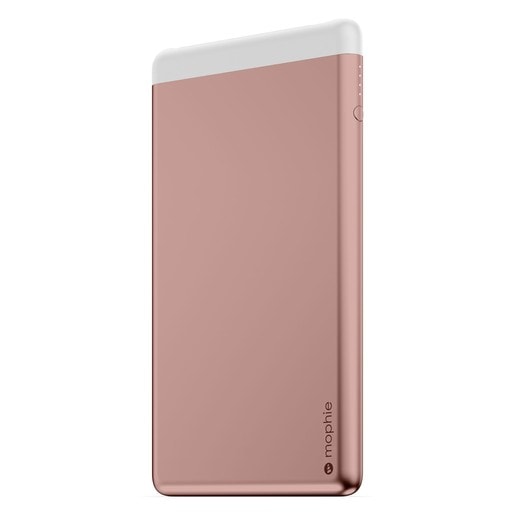 Портативный аккумулятор Mophie Powerstation 8X для планшетов и смартфонов. Емкость 15000 МаЧ Цвет: розовое золото.