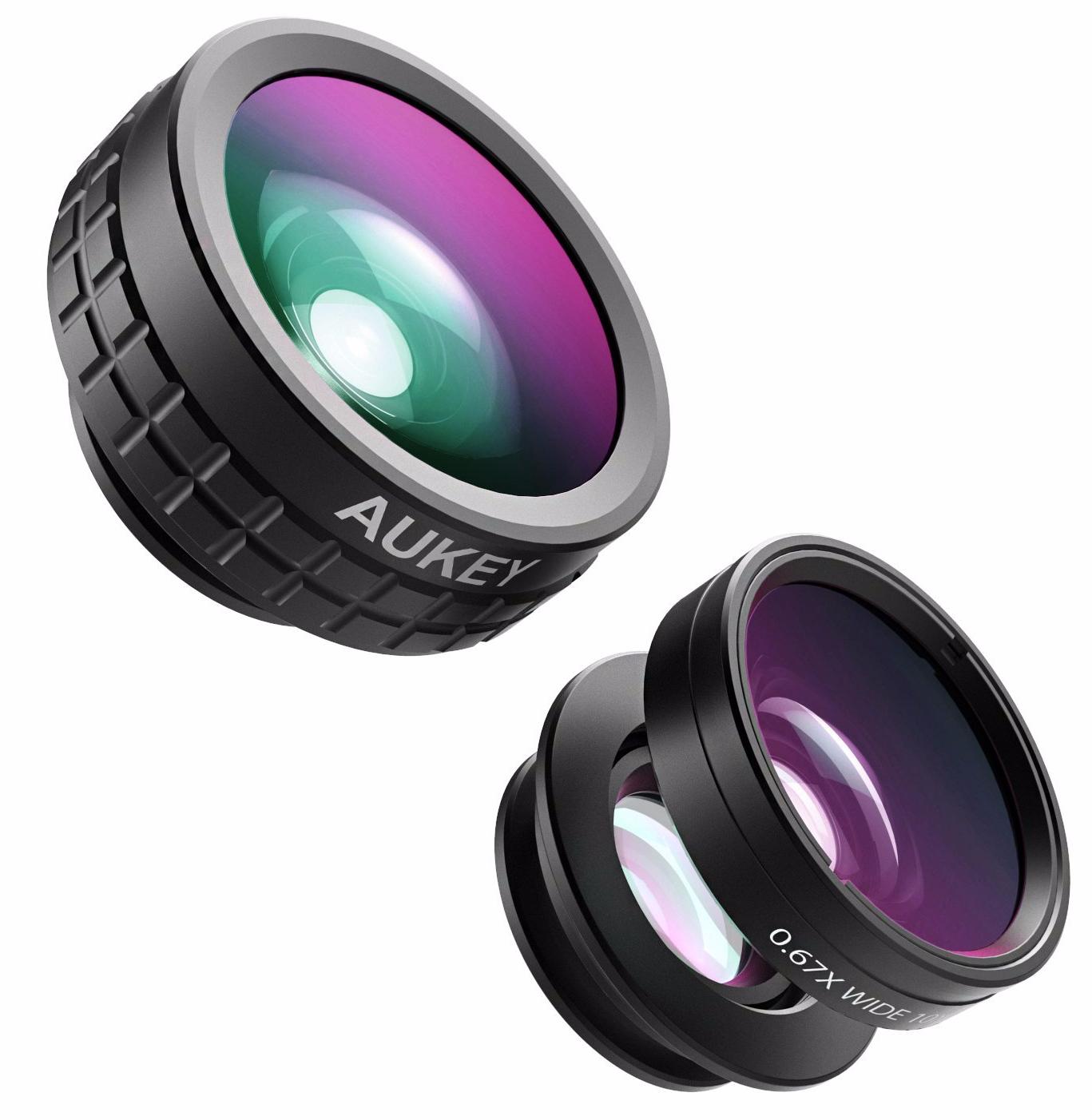 Aukey Optic Pro 3 in 1 Lens (PL-A6) - набор объективов для мобильных устройств (Black)