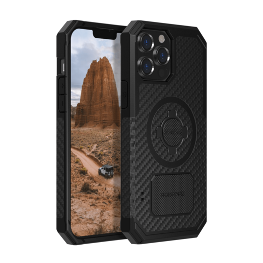 Чехол-накладка Rokform Rugged Case для iPhone 13 Pro Max со встроенным магнитом. Материал: поликарбонат. Цвет: черный.