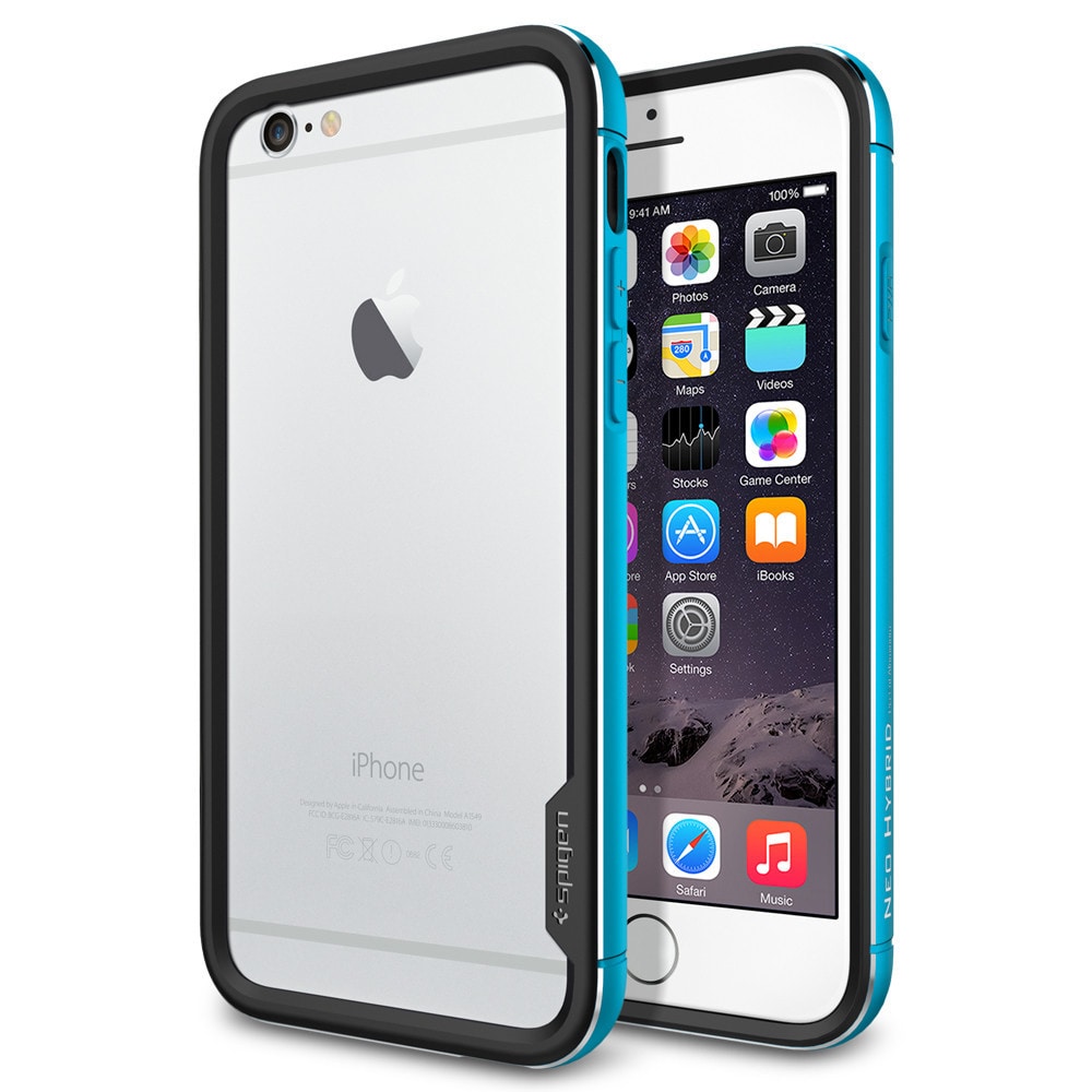 Spigen Neo Hybrid EX Metal Series (SGP11188) - бампер для iPhone 6 4.7" (Metal Blue)