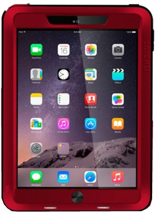 Love Mei Powerful - ударопрочный чехол для iPad Air 2 (Red)