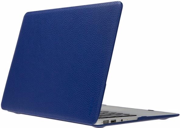 Heddy Leather Hardshell (OEM-N-A-12-01-11) - чехол для MacBook 12 (Blue)