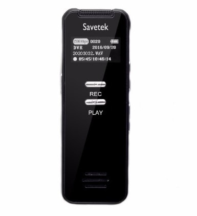 Цифровой диктофон DVR-76 LED Savetek 8G
