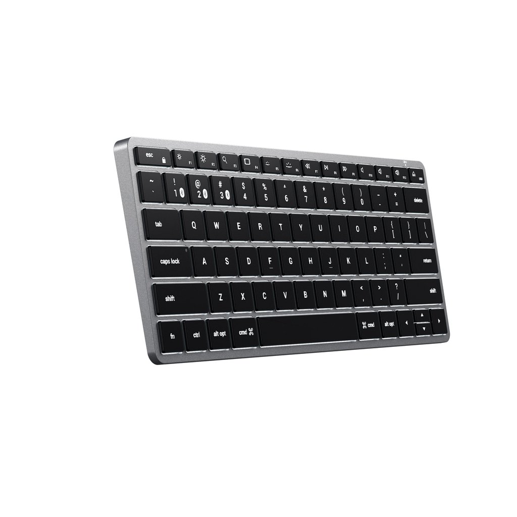 Беспроводная Bluetooth-клавиатура с подсветкой Satechi Slim X1 Bluetooth Backlit Keyboard - US - Space Grey ST-BTSX1M