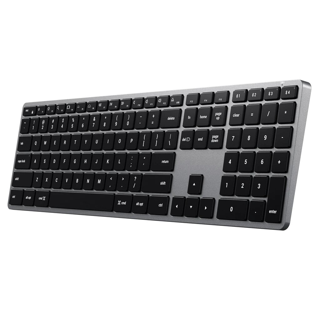 Беспроводная Bluetooth-клавиатура с подсветкой Satechi Slim X3 Bluetooth Backlit Keyboard - US - Space Grey ST-BTSX3M