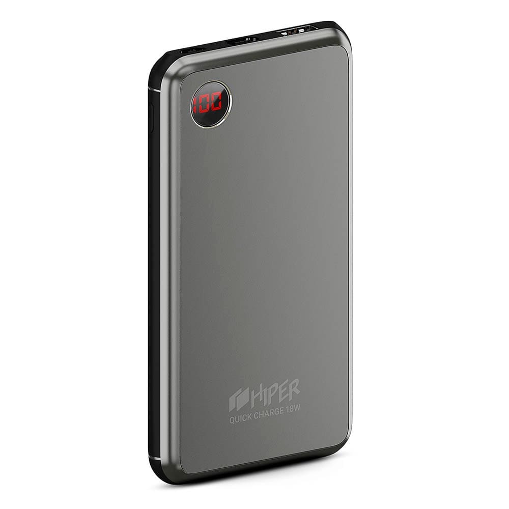 Внешний портативный аккумулятор HIPER Power Bank Steel 10