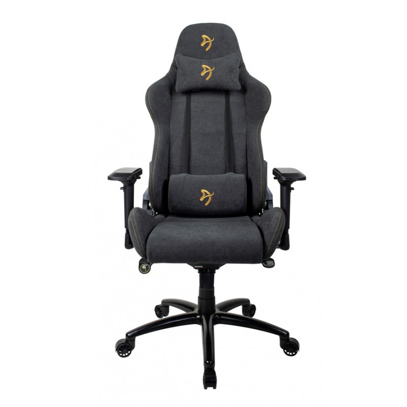 Компьютерное кресло (для геймеров) Arozzi Verona Signature Soft Fabric, Gold logo
