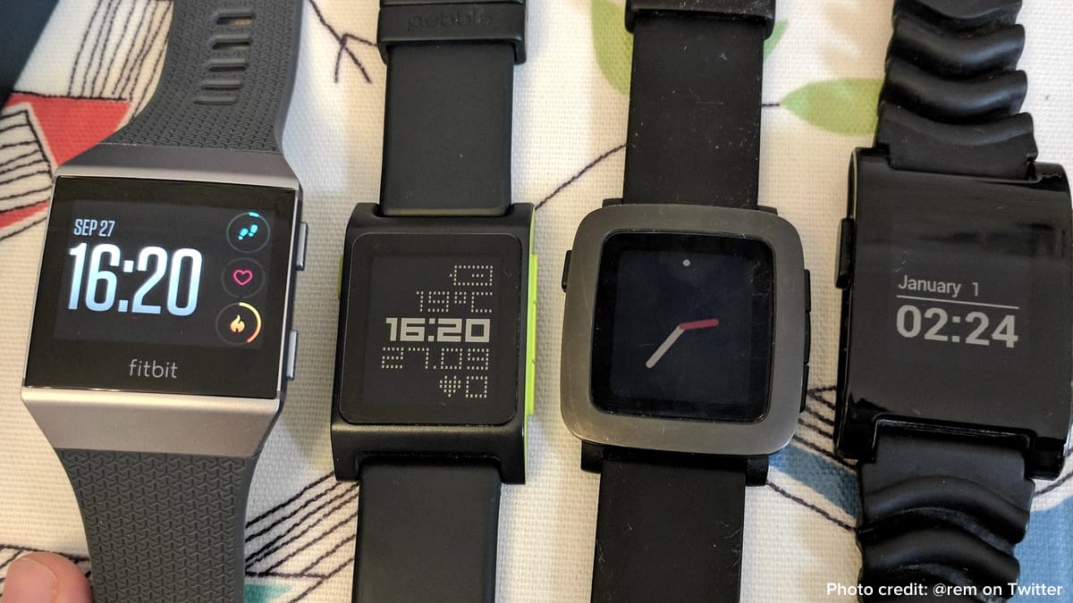 pebble fitbit